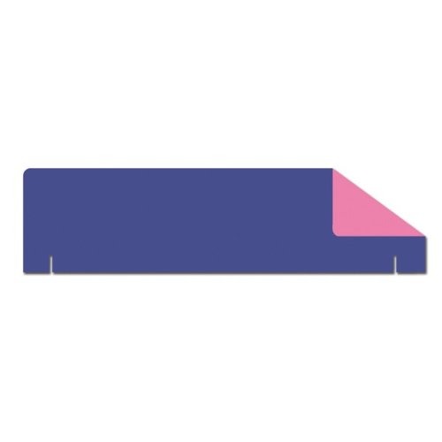 Flipside 36" x 10" 1-Ply Purple/Pink Two-Sided Corrugated Project Board Headers - 24pk (FS-56364) Image 1