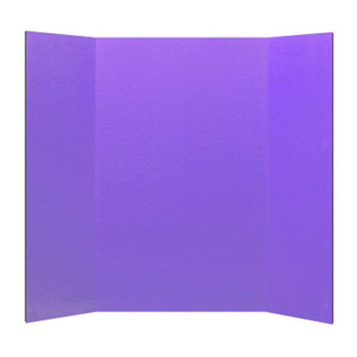 Flipside 36" x 48" 1-Ply Purple Corrugated Project Boards - 24pk (FS-30064) Image 1