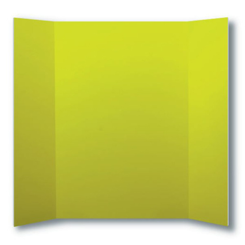 Flipside 36" x 48" 1-Ply Yellow Corrugated Project Boards - 24pk (FS-30070) Image 1