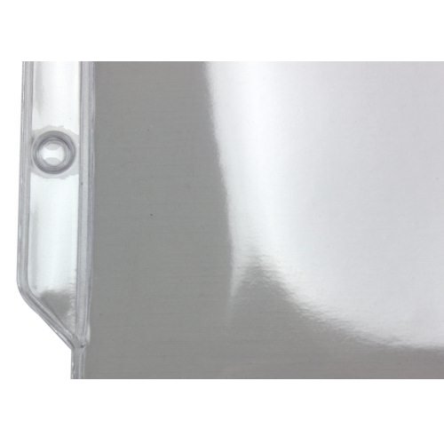 Clear 5-5/16" x 11" 3-Hole Punched Heavy Duty Sheet Protectors (PT-1956), MyBinding brand Image 1