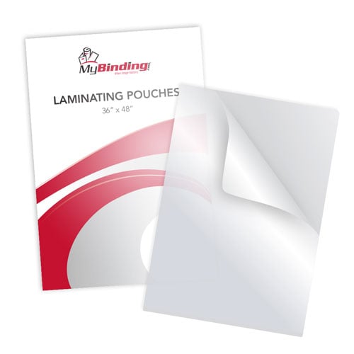 5mil Clear 36" x 48" Laminating Pouches - 25pk (MYLP36X48C5), MyBinding brand Image 1