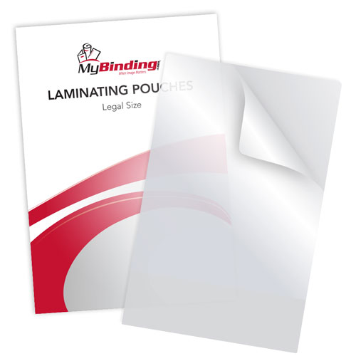 Clear 5MIL Legal Size 9" x 14-1/2" Laminating Pouches - 100pk (TLP5LEGAL), MyBinding brand Image 1