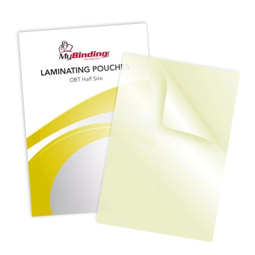 Clear 5mil Note Card Sticky Back Laminating Pouches - 100pk (LKLP5NOTEA), MyBinding brand Image 1