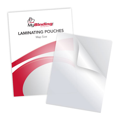 Clear 7MIL Map Size 18" x 24" Laminating Pouches - 100pk (TLP7MAP) - $162.79 Image 1