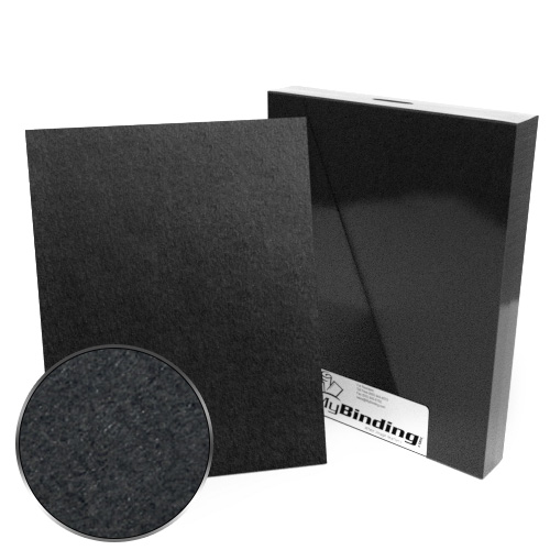 8.5" x 11" Letter Size 100pt Black Chipboard Covers - 25pk (CBB85X11100) - $43.29 Image 1