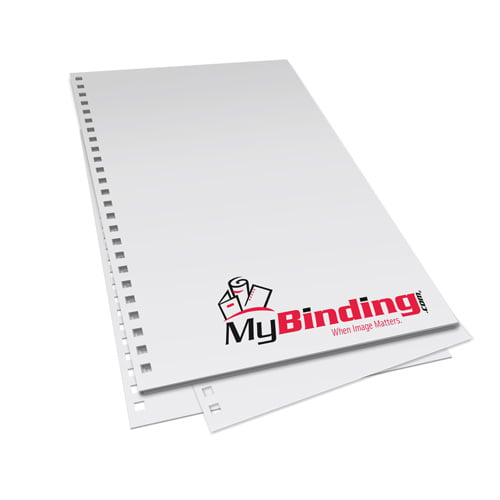 5.5" x 8.5" 28lb 3:1 Wire Pre-Punched Binding Paper - 1250 Sheets (31WB8555PP28CS), Binding Supplies Image 1