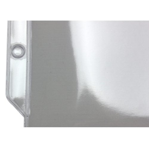 Clear 9-1/8" x 10-5/8" 3-Hole Punched Heavy Duty Sheet Protectors (PT-2379) Image 1
