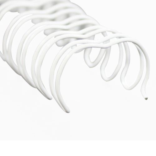 9/16" White Spiral-O 19 Loop Wire Binding Combs - 100pk (12N916WHITE) Image 1