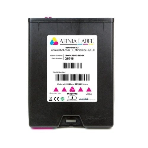 Afinia Label L901/CP950 Standard Magenta Memjet Ink Cartridge (AFN26716), Afinia Label brand Image 1