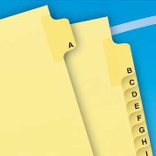 Avery Pre-printed Dividers with JANUARY-DECEMBER Labeled Tabs 11307 8.5 x 11