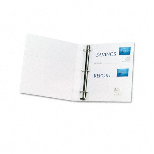 White EZD One Touch Binder Image 1