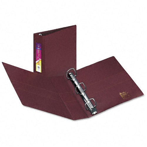 Maroon One Touch EZD Binder Image 1