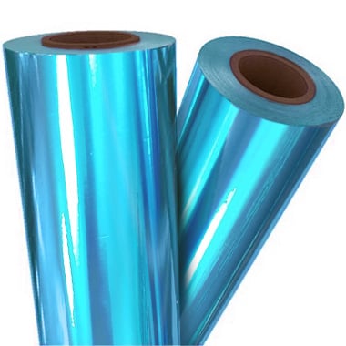 Turquoise Metallic 12" x 100' Laminating / Toner Fusing Foil (BLU-30-12) - $54.89 Image 1