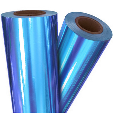 Medium Blue Metallic 12" x 100' Laminating / Toner Fusing Foil (BLU-80-12), Pouches Image 1