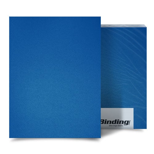 Blue 16mil Sand Poly 8.5" x 14" Binding Covers - 25pk (MYMP168.5X14BL) Image 1