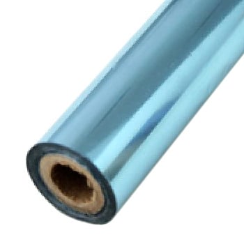 6" x 200' Brilliant Baby Blue Hot Stamp Foil Roll (1/2" Core) (MYBF2286X200F) Image 1