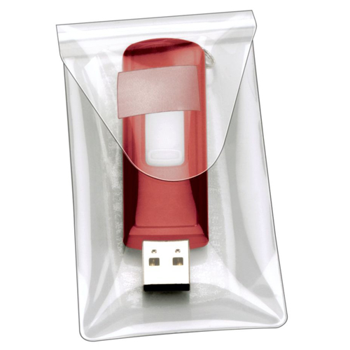 Cardinal Clear Self-Stick HOLDit USB Pockets 10 Packs (6 per pack) (CRD-21140) Image 1
