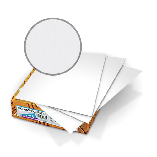 Neenah Paper Classic Crest Avalanche White 8.5" x 11" 130lb Double Thick Covers - 50pk (CCC85X11AW520) - $96.49 Image 1