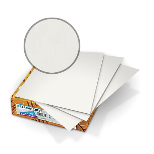 Neenah Paper Classic Crest Avon Brilliant White 8.5" x 11" 130lb Double Thick Covers - 50pk (CCC85X11ABW520) Image 1