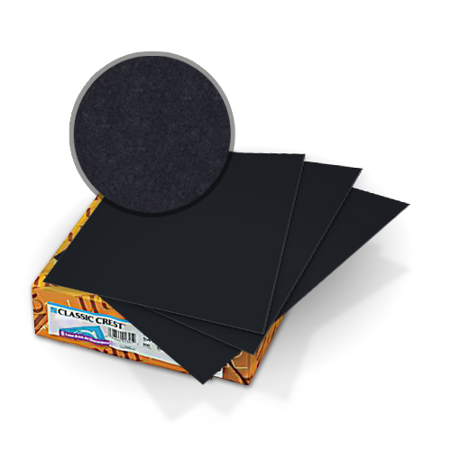 Neenah Paper Classic Crest Epic Black A4 Size 80lb Covers - 50pk (MYCCCA4EBK320) Image 1
