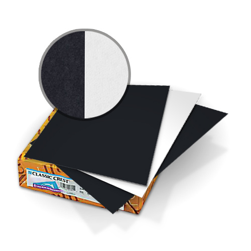 Neenah Paper Classic Crest Epic Black - Solar White 120lb Duplex Covers (MYCCCEBKSW480)