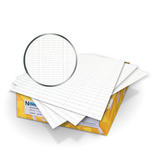 Neenah Paper Classic Laid Solar White 11" x 17" 100lb Covers - 50pk (CLC11X17SW400) - $51.99 Image 1