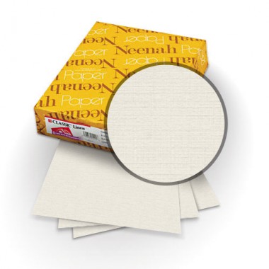 Neenah Paper 8.75" x 11.25" Classic Linen Binding Covers with Windows - 25 Sets (Oversize) (MYCLINW8.75X11.25) - $42.39 Image 1