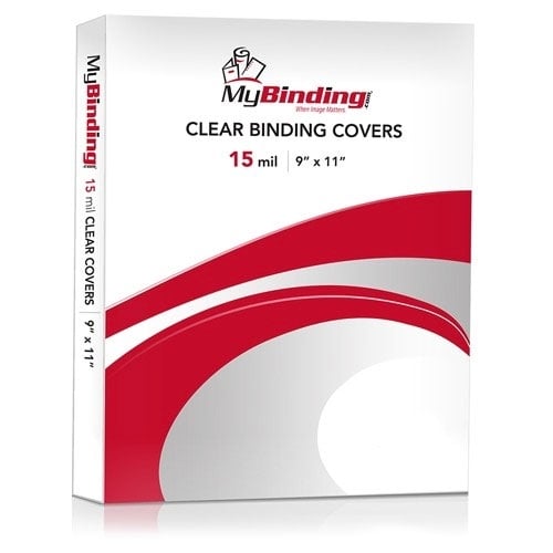 Clear Binding Covers 11x9