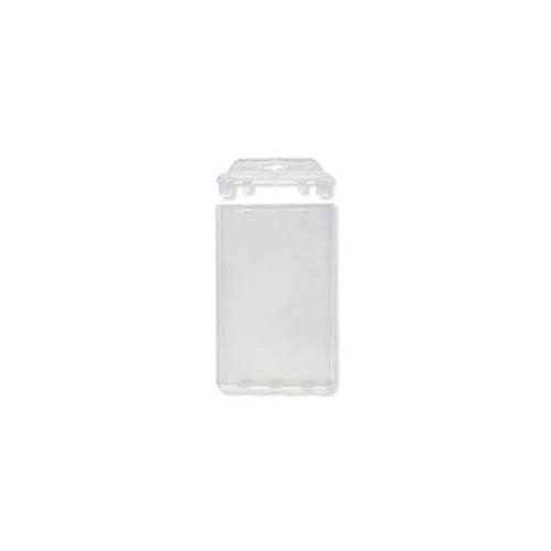 Clear Vertical Permanent Locking Plastic Card Holder - 50pk (MYBPIDS92V), MyBinding brand Image 1