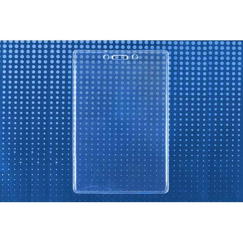 Clear Vinyl Vertical Extra Large Credential Holder - 100pk (MYVVELCHCL) Image 1