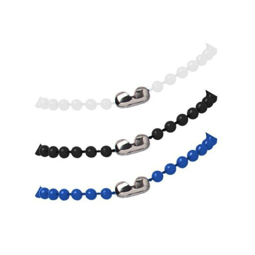 Colored Plastic 38" Beaded Neck Chains - 100pk (MYCP38BNC), Id Supplies Image 1