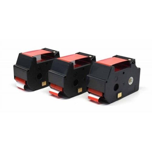 Compatible Fluorescent Red Cassette Ribbons for FP Optimail30 Postage Meter - 3pk (MRF3072) - $105.29 Image 1