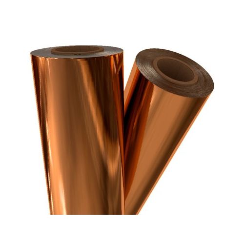 Copper Metallic 12" x 500' Toner Fusing/Sleeking Foil - 3" Core (COP-30-3-12) Image 1