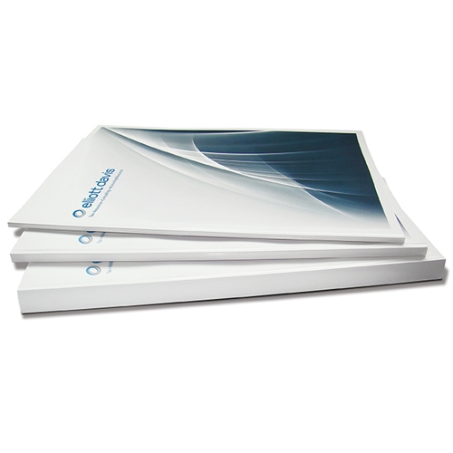 Coverbind White 5/8" Print On Demand Thermal Covers 50pk - 675842 (08CBPOD34WG) Image 1