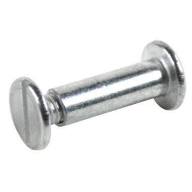 Silver Nickel Screw Posts/Chicago Post 3/4-Inch 100 Pack 