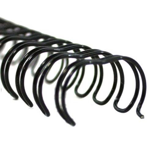Black, 7/16 in, 100 Pieces Wire Binding Spines 85 Sheet Capacity 