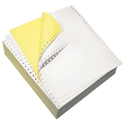 UNIVERSAL Computer Paper 3-Part Carbonless 15lb 9-1/2 x 11 White 1100 Sheets 