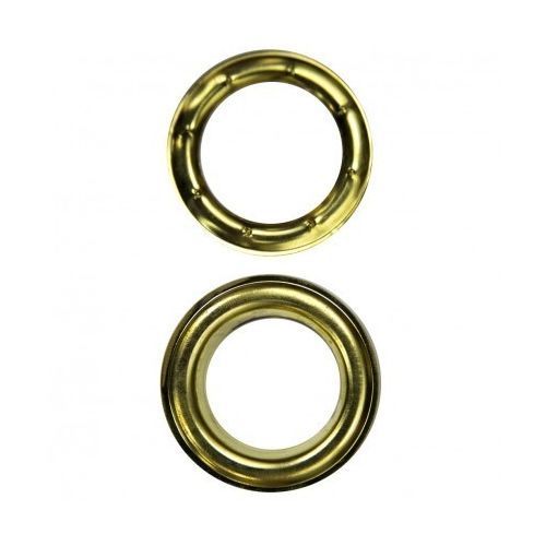 Pack of Solid Brass Grommet/Eyelet #4 with Washer 1/2" diameter hole 25 