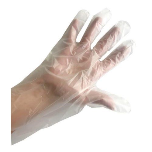 Box of 100 Medium Disposable Embossed Polythene Gloves