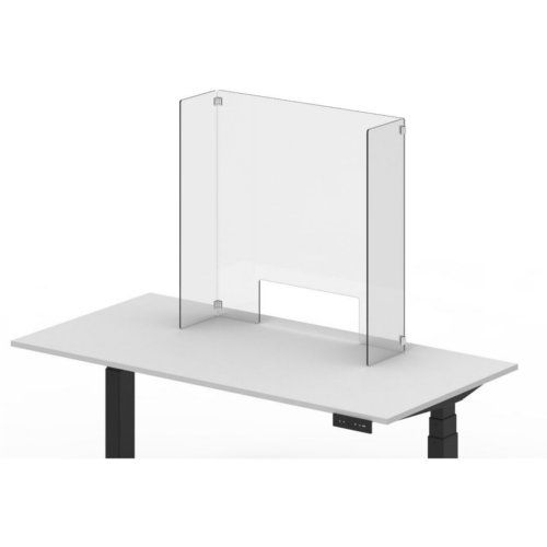 SNEEZE GUARD CLEAR ACRYLIC TABLE DIVIDER CHECKOUT COUNTER 30"w x 24"h. 