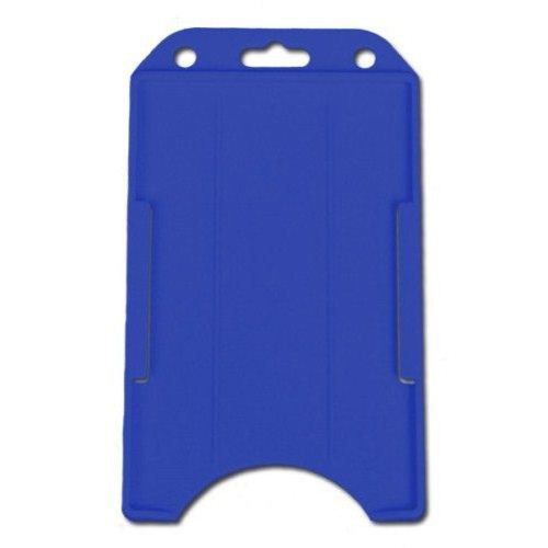 Free Shipping 50pk New Royal Blue Open Face Vertical Rigid Badge Holders 
