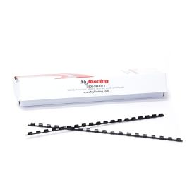 Grey Plastic Binding Combs 100pk 9/16-105 Sheets