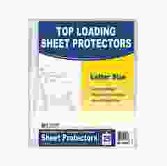 Brand Name Standard Weight Sheet Protectors for Unpunched Sheets 100pk 