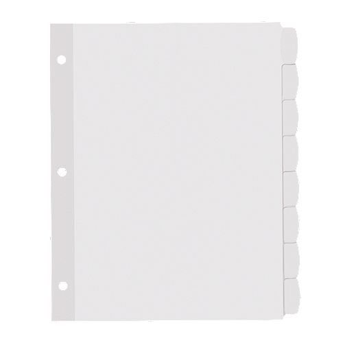 Buy Avery Big Tab Easy Peel 8Tab Printable White Label Dividers 4 sets