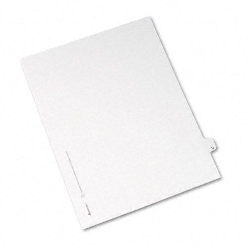 Avery Legal Side Tab Dividers AVE01404 Letter White Title D One-Tab 25/Pk