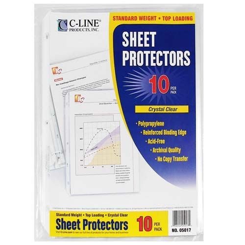 C-line Products CLI62027 Sheet Protector for sale online 
