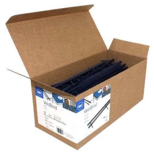 Buy GBC Premium Navy Velobind 4pin Reclosable Binding Strips 100pk 9760106 at 90.79 (9760106X)