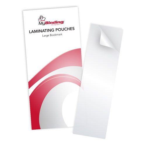 500 Bookmark Large 5 Mil Laminating Pouches Laminator Sleeves 2-3/8 x 8-1/2 