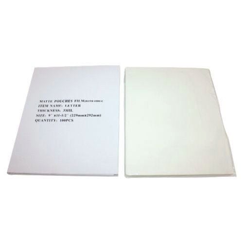 Buy Matte Matte Letter Size Laminating Pouches