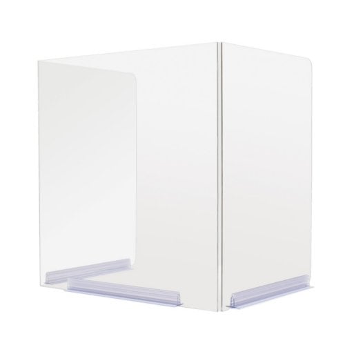 Deflecto Classroom Hinged-Edge Desktop Protective Barrier - 18"W x 18" H x 14.5" D (97PPE181418H)